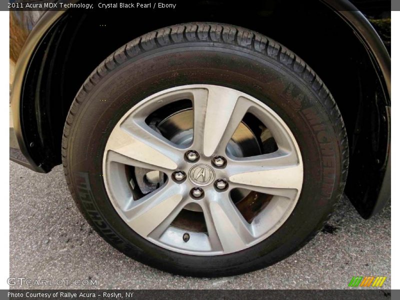 Crystal Black Pearl / Ebony 2011 Acura MDX Technology