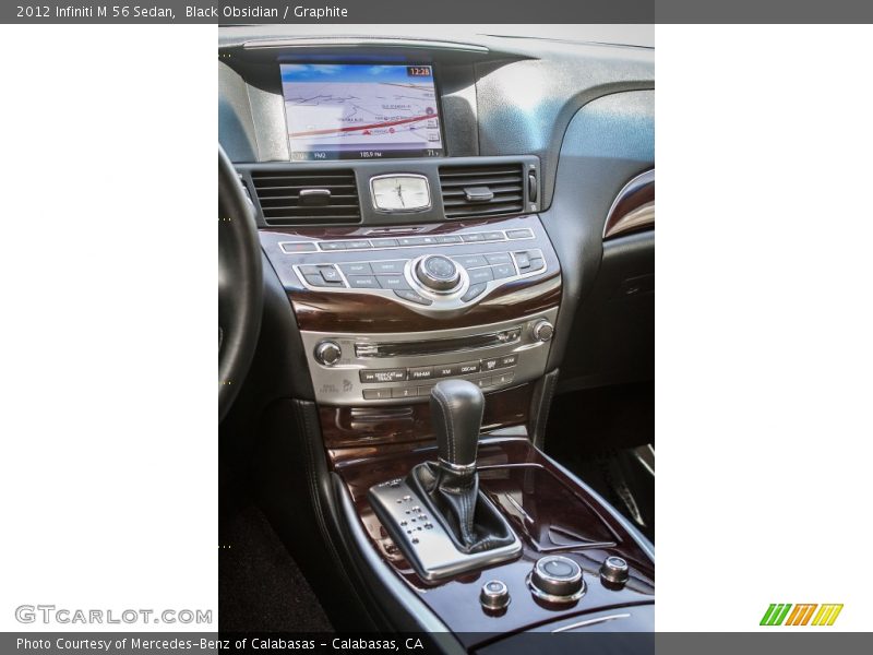 Black Obsidian / Graphite 2012 Infiniti M 56 Sedan