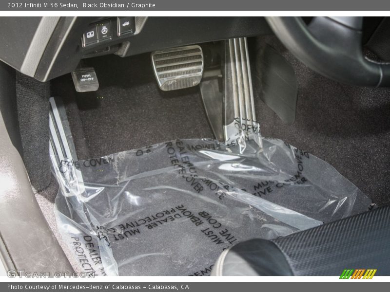 Black Obsidian / Graphite 2012 Infiniti M 56 Sedan