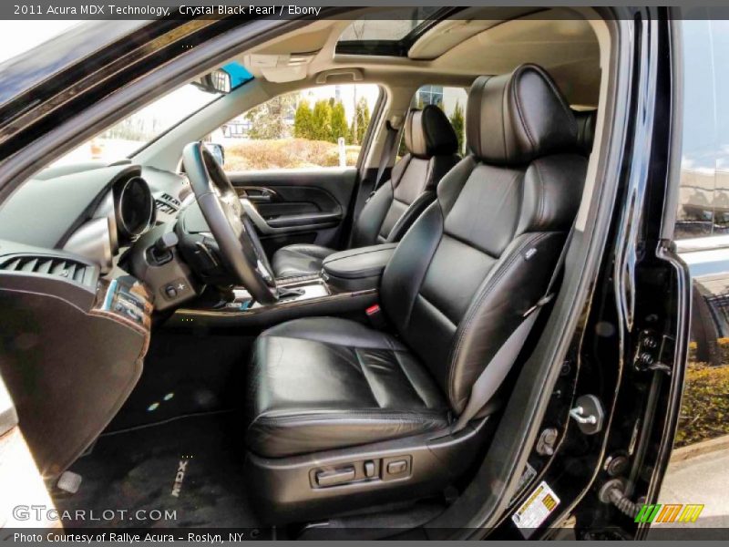 Crystal Black Pearl / Ebony 2011 Acura MDX Technology