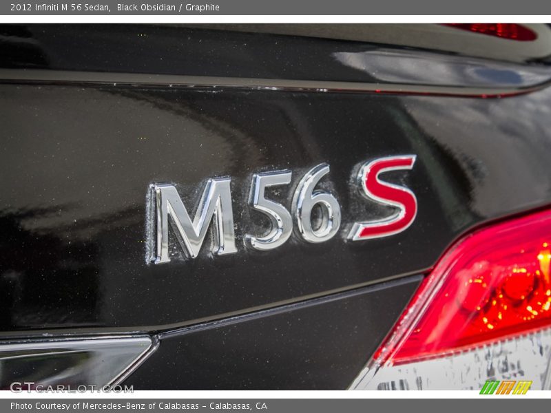 Black Obsidian / Graphite 2012 Infiniti M 56 Sedan