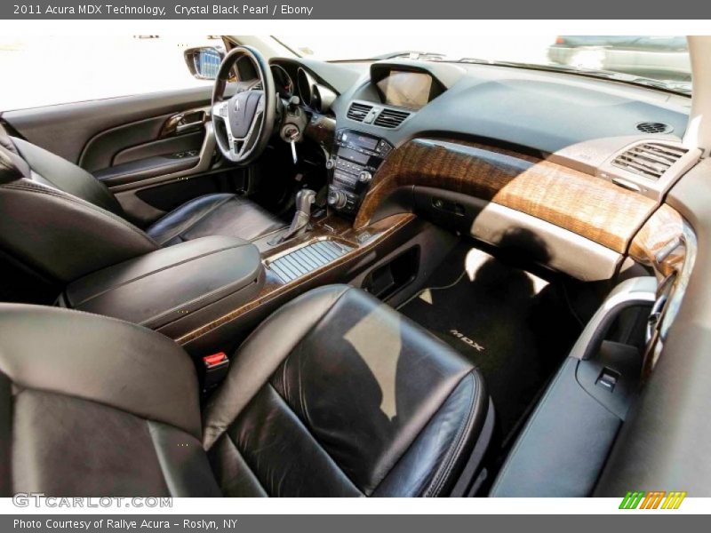 Crystal Black Pearl / Ebony 2011 Acura MDX Technology