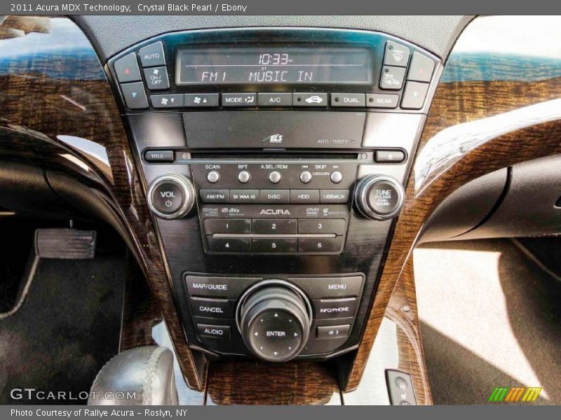 Crystal Black Pearl / Ebony 2011 Acura MDX Technology