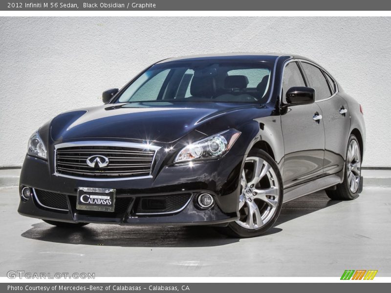Black Obsidian / Graphite 2012 Infiniti M 56 Sedan