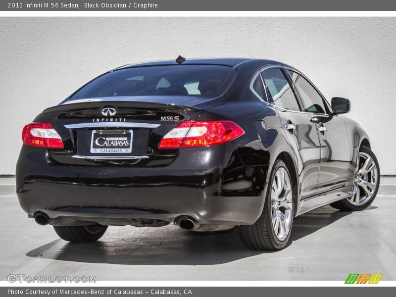 Black Obsidian / Graphite 2012 Infiniti M 56 Sedan