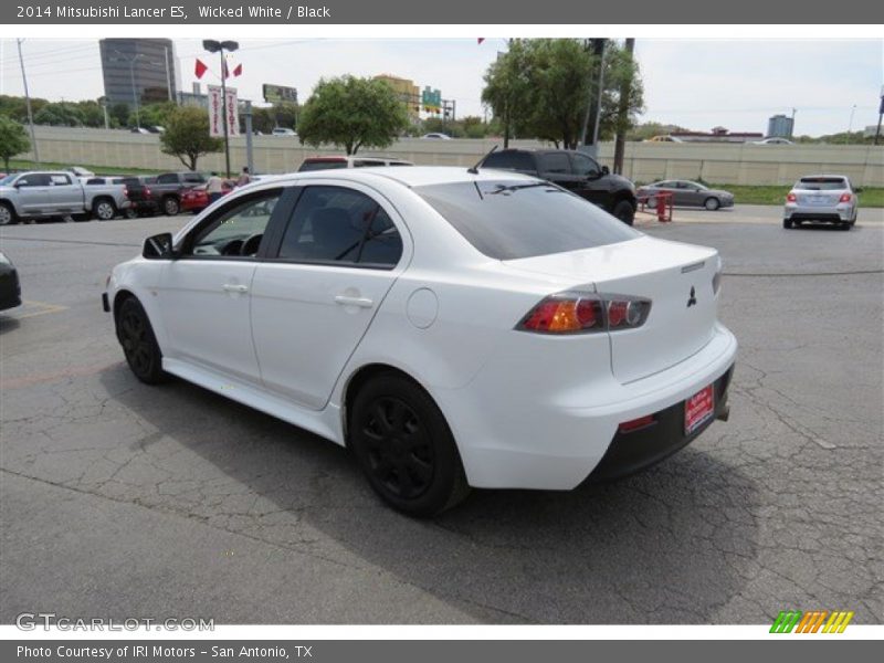 Wicked White / Black 2014 Mitsubishi Lancer ES