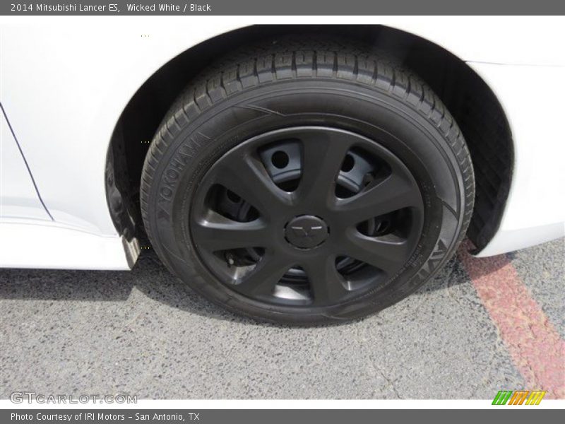 Wicked White / Black 2014 Mitsubishi Lancer ES