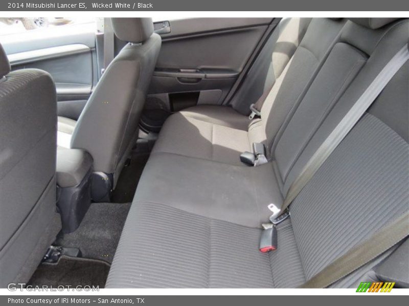 Wicked White / Black 2014 Mitsubishi Lancer ES