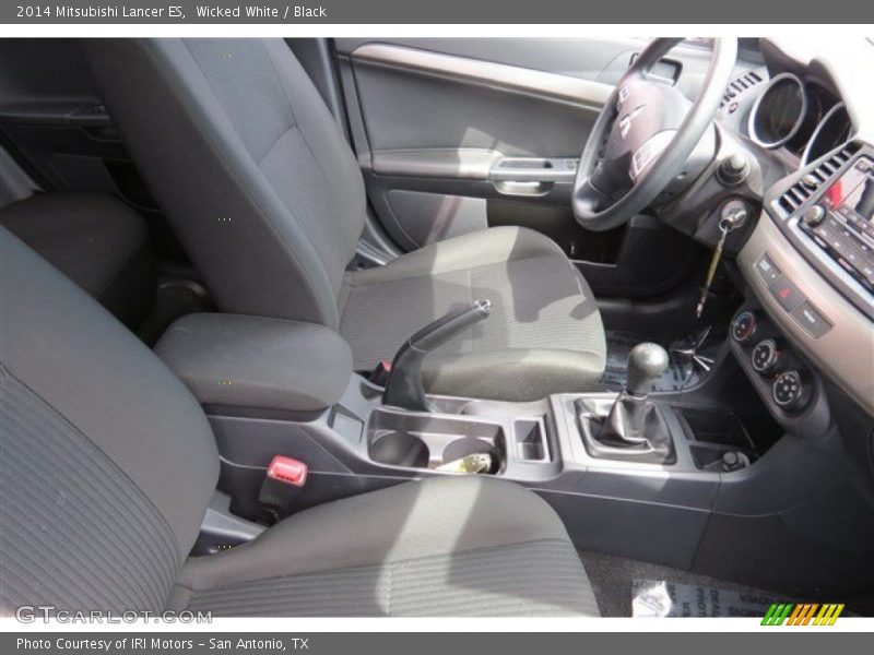 Wicked White / Black 2014 Mitsubishi Lancer ES