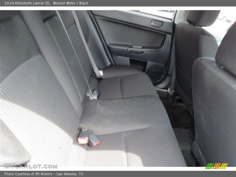 Wicked White / Black 2014 Mitsubishi Lancer ES