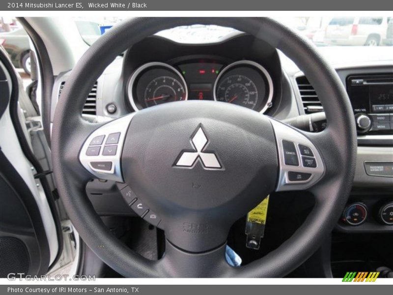 Wicked White / Black 2014 Mitsubishi Lancer ES