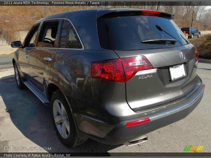 Polished Metal Metallic / Taupe 2011 Acura MDX Technology