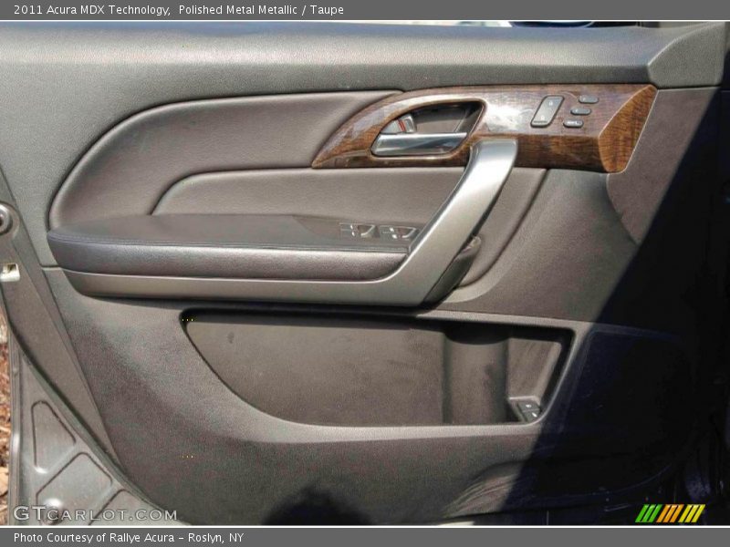 Polished Metal Metallic / Taupe 2011 Acura MDX Technology