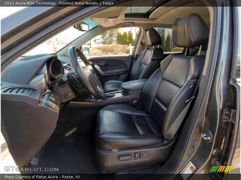 Polished Metal Metallic / Taupe 2011 Acura MDX Technology
