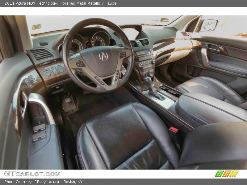 Polished Metal Metallic / Taupe 2011 Acura MDX Technology