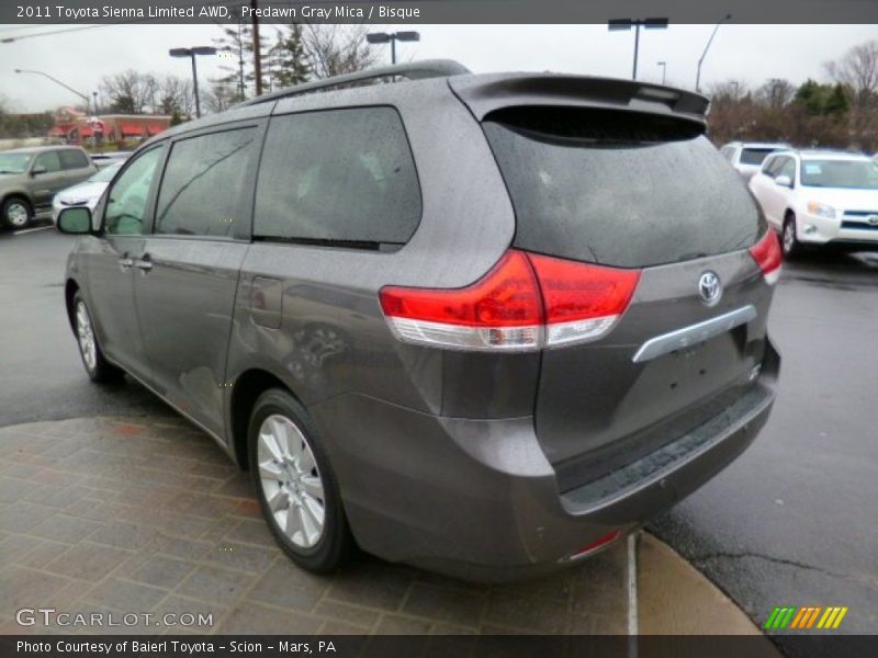 Predawn Gray Mica / Bisque 2011 Toyota Sienna Limited AWD