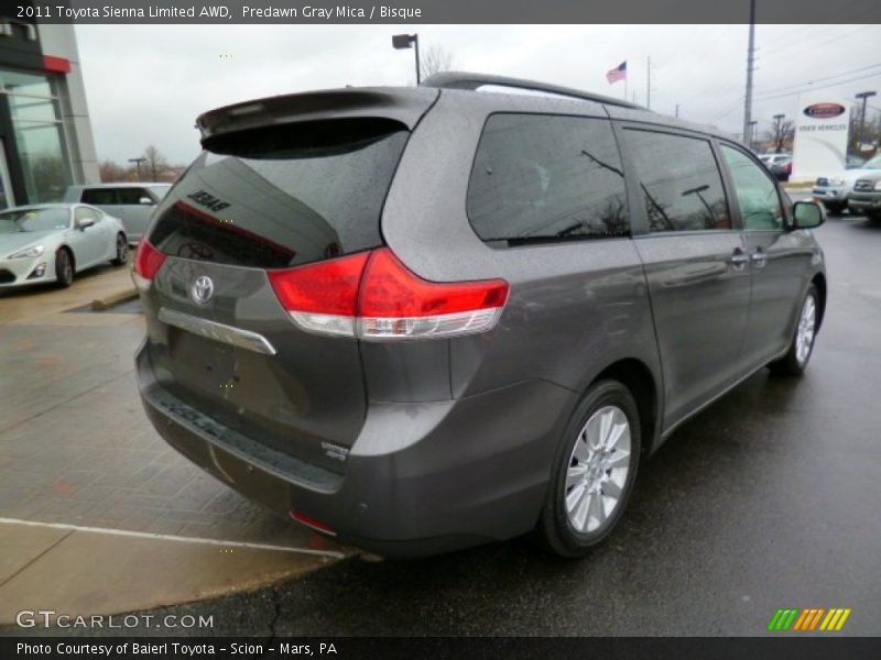 Predawn Gray Mica / Bisque 2011 Toyota Sienna Limited AWD