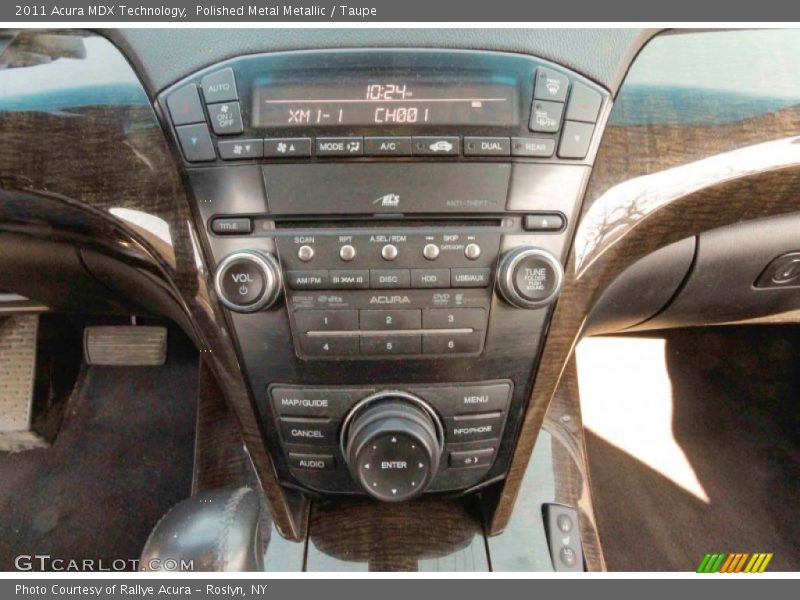 Polished Metal Metallic / Taupe 2011 Acura MDX Technology