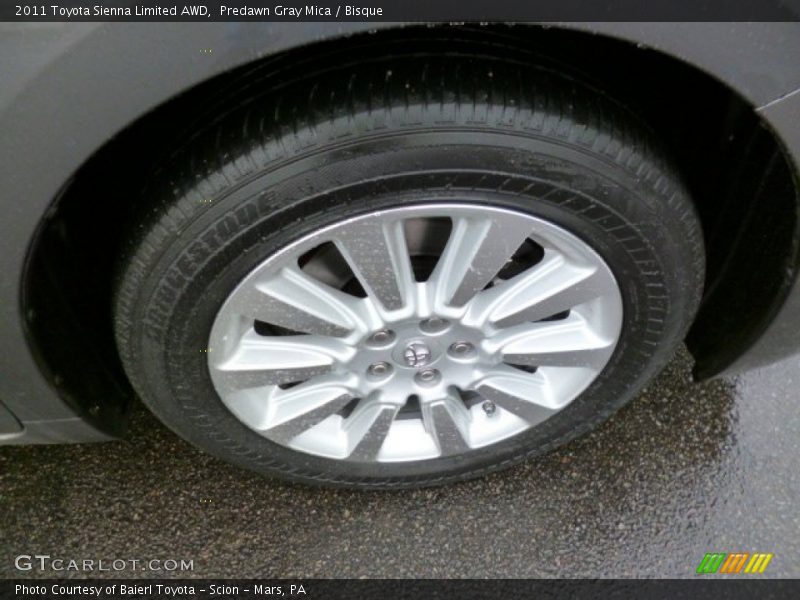 Predawn Gray Mica / Bisque 2011 Toyota Sienna Limited AWD