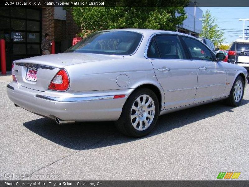 Platinum Silver Metallic / Charcoal 2004 Jaguar XJ XJ8
