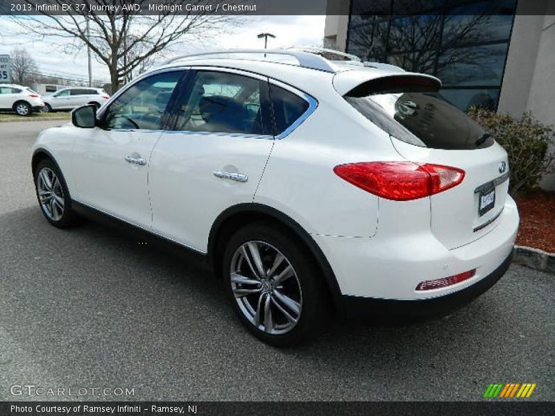 Midnight Garnet / Chestnut 2013 Infiniti EX 37 Journey AWD