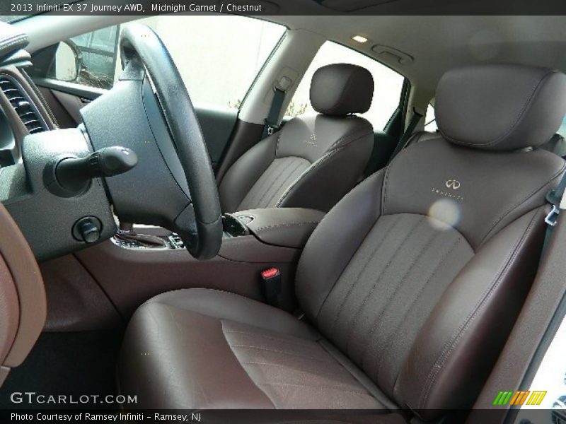 Front Seat of 2013 EX 37 Journey AWD
