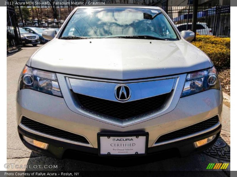 Palladium Metallic / Graystone 2013 Acura MDX SH-AWD