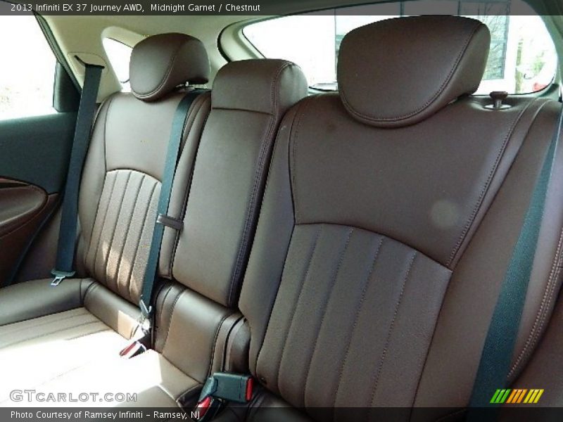 Rear Seat of 2013 EX 37 Journey AWD