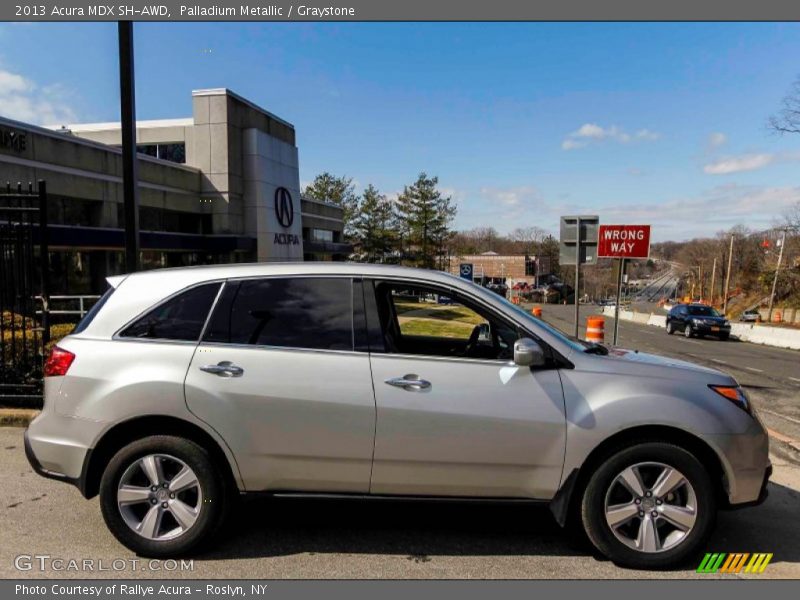 Palladium Metallic / Graystone 2013 Acura MDX SH-AWD