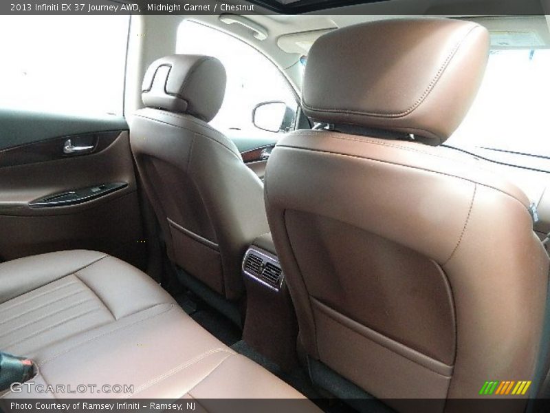 Midnight Garnet / Chestnut 2013 Infiniti EX 37 Journey AWD