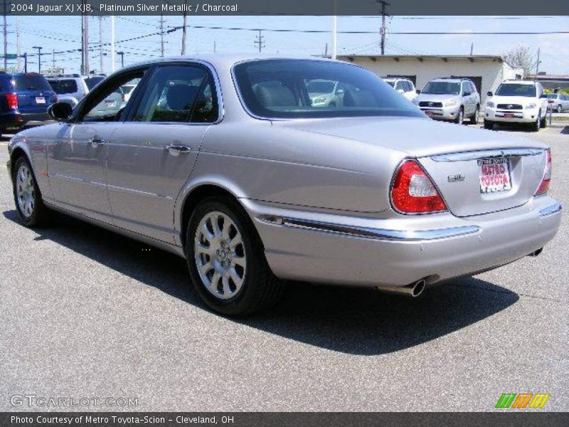 Platinum Silver Metallic / Charcoal 2004 Jaguar XJ XJ8