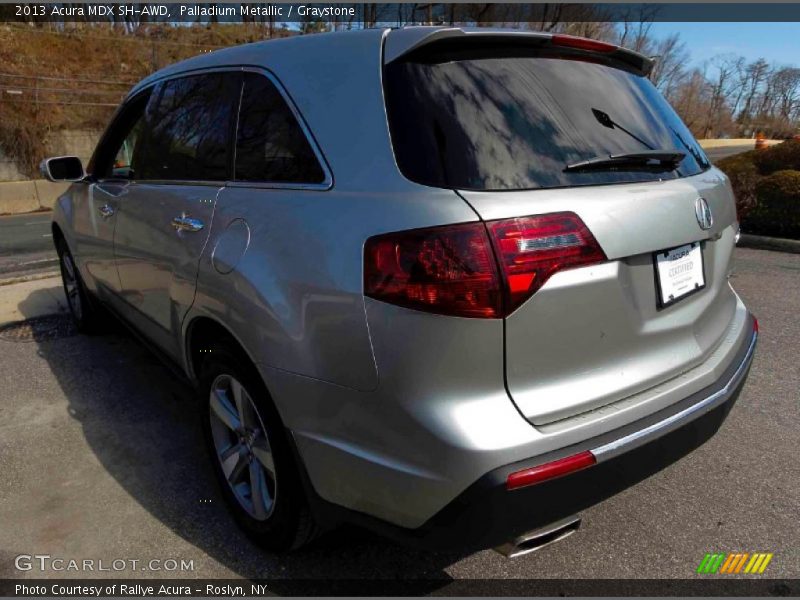 Palladium Metallic / Graystone 2013 Acura MDX SH-AWD