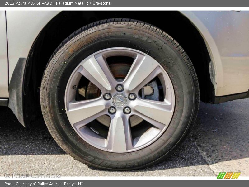 Palladium Metallic / Graystone 2013 Acura MDX SH-AWD