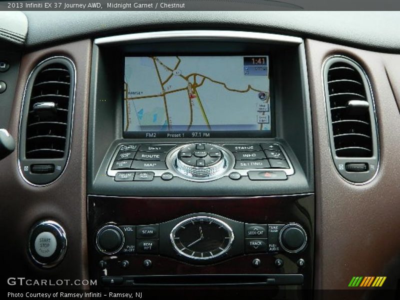 Navigation of 2013 EX 37 Journey AWD