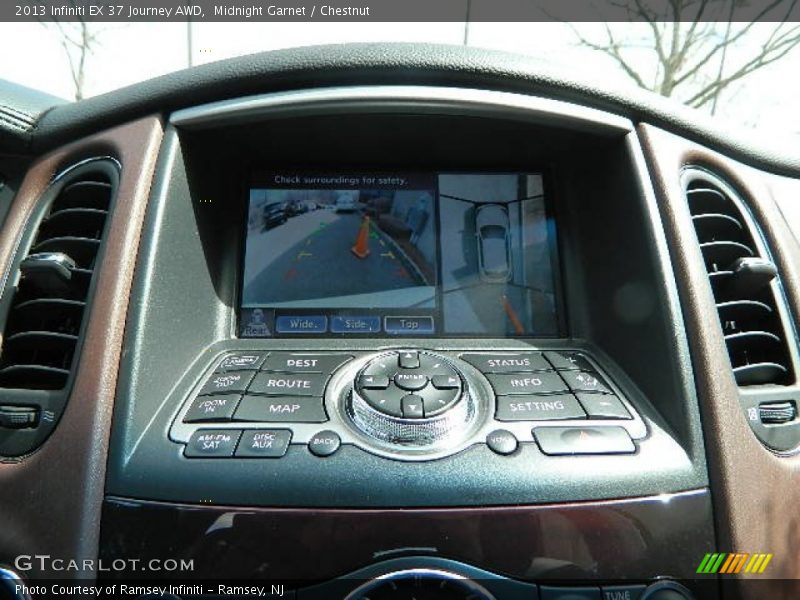 Midnight Garnet / Chestnut 2013 Infiniti EX 37 Journey AWD