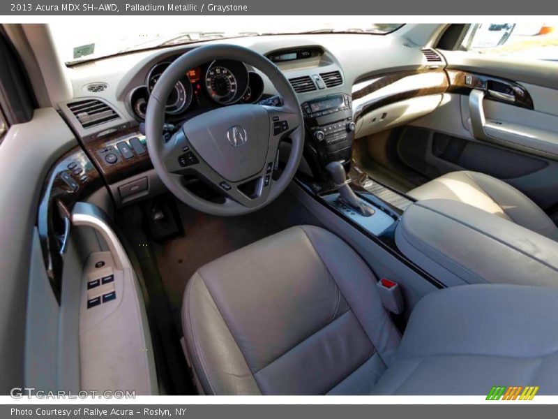 Palladium Metallic / Graystone 2013 Acura MDX SH-AWD