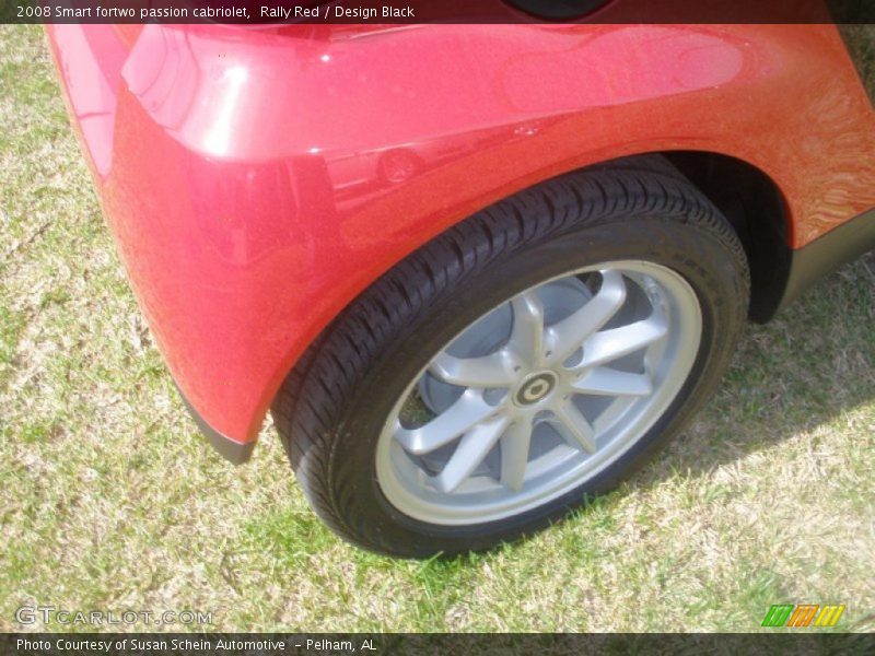 Rally Red / Design Black 2008 Smart fortwo passion cabriolet