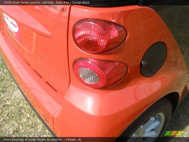 Rally Red / Design Black 2008 Smart fortwo passion cabriolet
