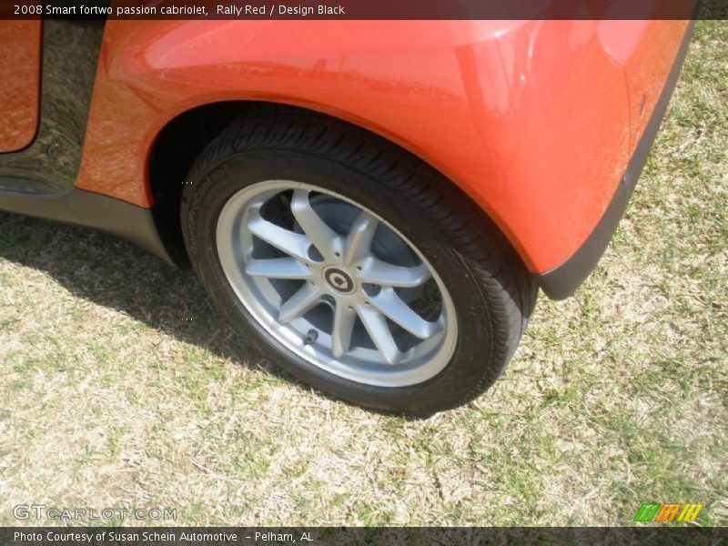 Rally Red / Design Black 2008 Smart fortwo passion cabriolet
