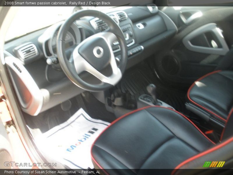 Rally Red / Design Black 2008 Smart fortwo passion cabriolet