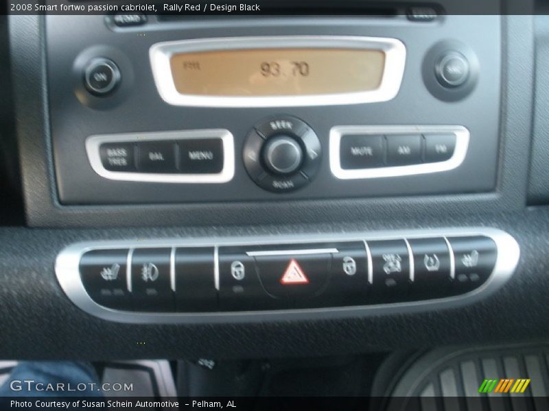 Rally Red / Design Black 2008 Smart fortwo passion cabriolet