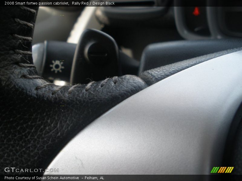 Rally Red / Design Black 2008 Smart fortwo passion cabriolet