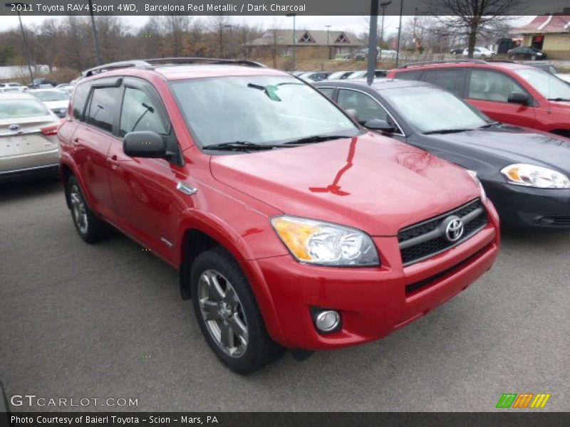 Barcelona Red Metallic / Dark Charcoal 2011 Toyota RAV4 Sport 4WD