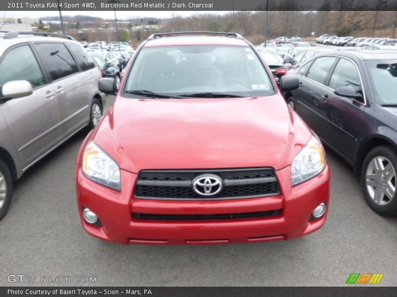 Barcelona Red Metallic / Dark Charcoal 2011 Toyota RAV4 Sport 4WD