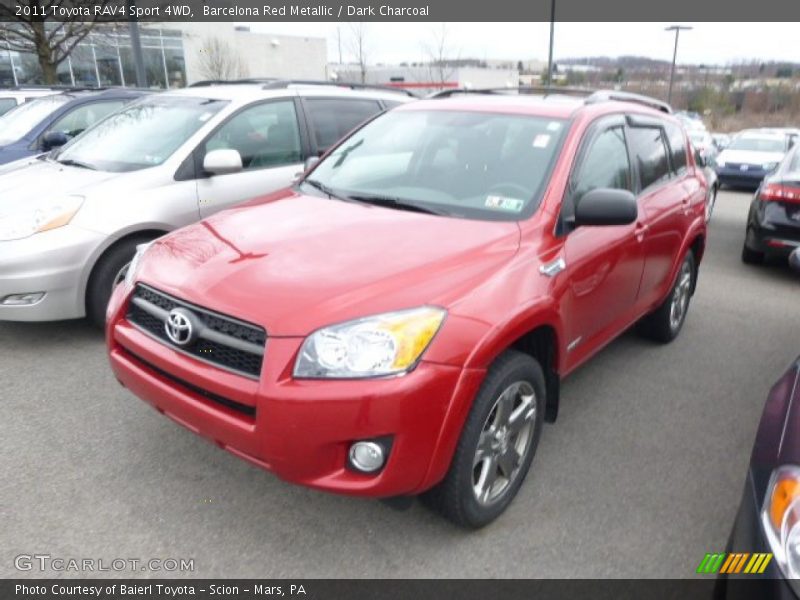 Barcelona Red Metallic / Dark Charcoal 2011 Toyota RAV4 Sport 4WD