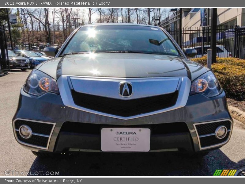 Polished Metal Metallic / Ebony 2011 Acura RDX SH-AWD