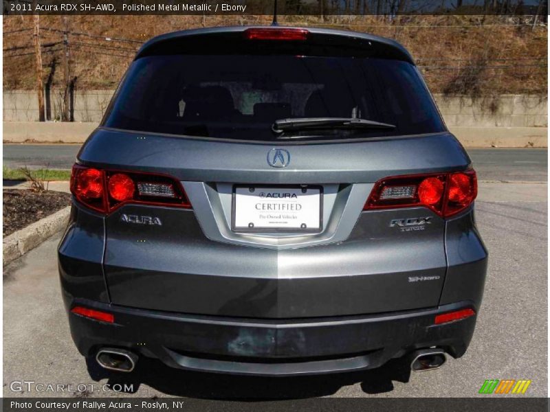 Polished Metal Metallic / Ebony 2011 Acura RDX SH-AWD