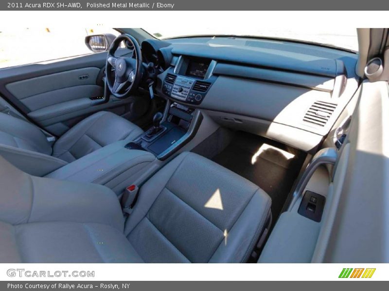 Polished Metal Metallic / Ebony 2011 Acura RDX SH-AWD