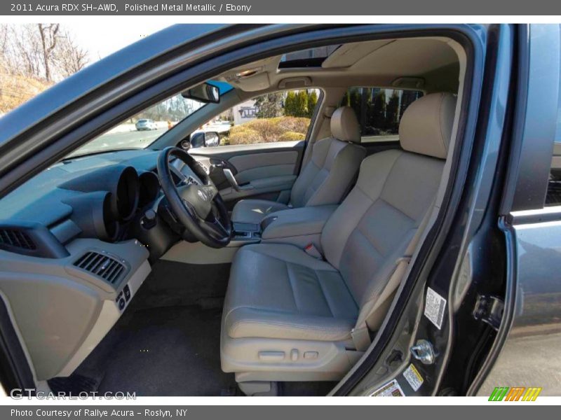 Polished Metal Metallic / Ebony 2011 Acura RDX SH-AWD