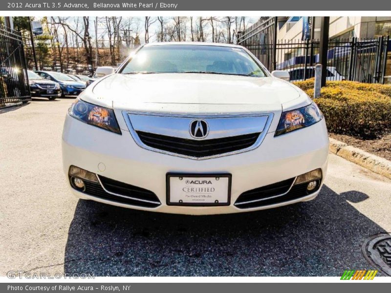 Bellanova White Pearl / Ebony 2012 Acura TL 3.5 Advance